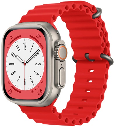 Řemínek pro Apple Watch - Oceánský červený
